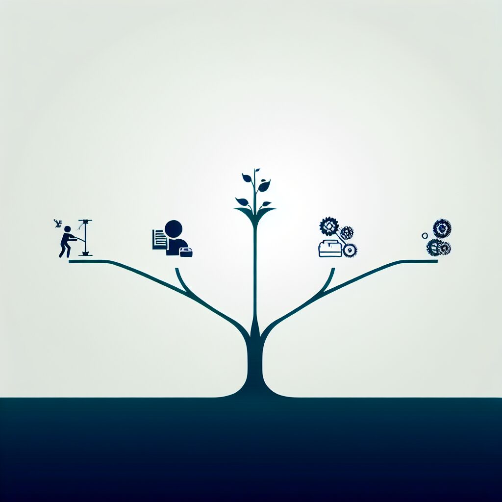 在宅副業の4カテゴリー全体マップ